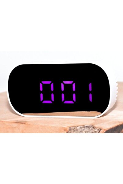Stef's Cat Ceas Digital Oglinda 6506 cu Led Mov,
