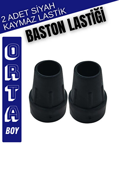 Onur Baston Orta Lastiği Kaymaz Lastik 2 Adet Koltuk Değneği Lastiği - Kanedy...