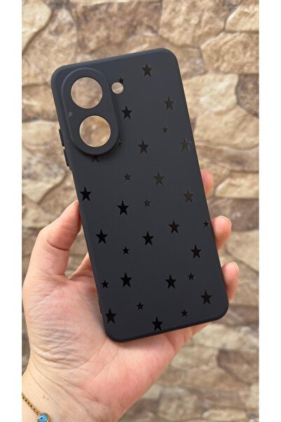 Vip Case Redmi A5 Uyumlu Mini Siyah Yıldız Desenli Silikon Darbe Emici Klasik...