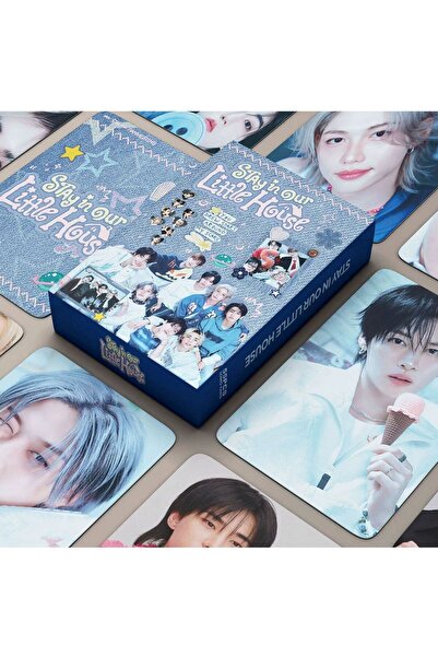 Kpop Dünyasi STRAY KIDS ''Μείνετε στο μικρό μας σπίτι'' Σετ Καρτών Lomo με Εκ...