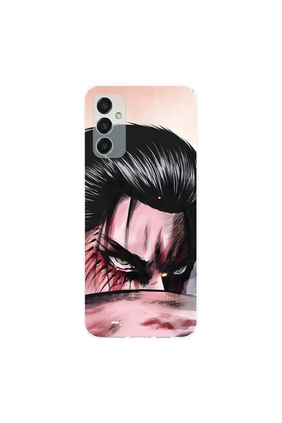 PPKin Samsung Galaxy M13 Compatible Anime 1/2 Design Transparent Case