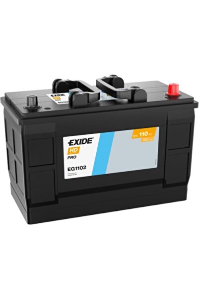EXIDE EG1102 12V 110Ah 750A Hd Pro Akü (Üretim Tarihi:2025)