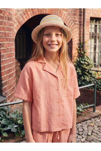 LC Waikiki Esvab • Modern & Distinctive Linen Blend Girls' Set