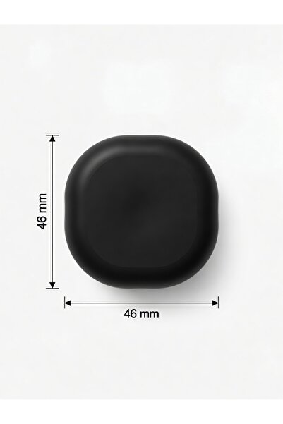 LUX ET AMOR Mat Siyah Mobilya Kulp 46x46mm - 22mm Bohem Modern Çekmece Kulp