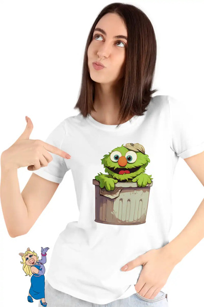 OEM Tricou Femei The Muppets Oscar Grouch