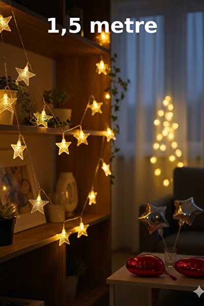 Sanctum 1,5 Metre Yıldız 2 Pilli Dekoratif Led Işık