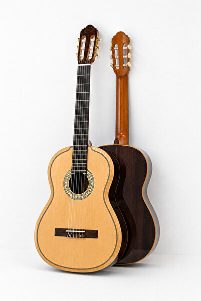 YANKI Torres CG70 Profesyonel Klasik Gitar 4/4 Masif Ladin Üst Kapak Sahne & ...