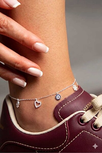 Papatya Silver 925 Ayar Gümüş Bereket Şans Halhal.rose.gold.rodaj