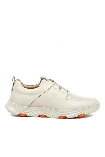 Celal Gültekin Erkek Bej Deri Sneaker