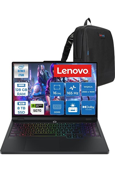 LENOVO Legion Pro 5 16IAX10 Intel Ultra 9 275HX 128GB 8tb SSD 8GB/RTX5070/115...