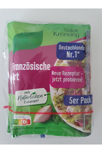 ALDİ Salat krönung Französische Art 5'li paket