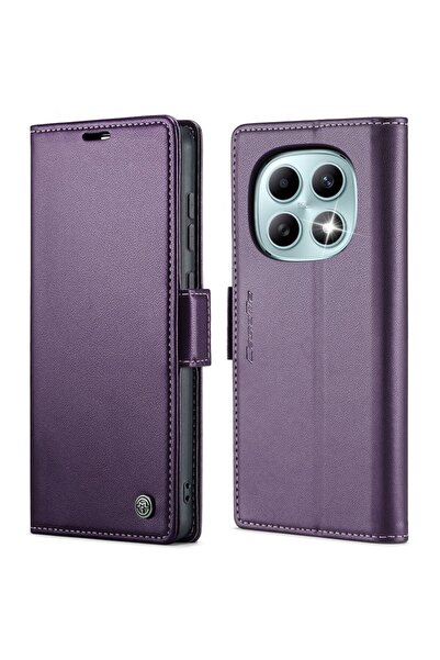 Caseme 023 Luminus Θήκη Πορτοφόλι Purple (Xiaomi Redmi Note 15 5G/Poco M8 5G)
