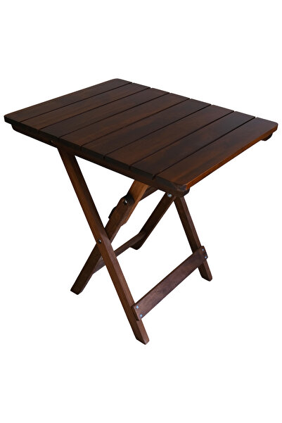 ARMES EV CONCEPT Ahşap Katlanabilir Mutfak, Balkon, Ev ve Kamp Masası 50x65 c...