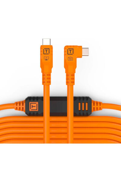 Tether Tools Cablu Tetherpro USB 2.0 USB-C tată - USB-C Portocaliu 9,4m (CUC3...