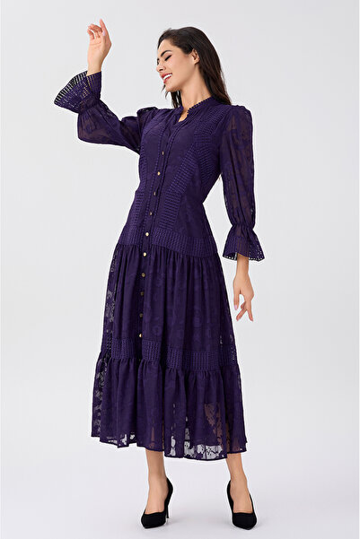 ALATHEER FASHION فستان شيفون 706