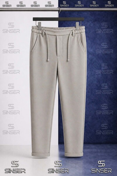 SS SİNSER Pantaloni uni UNISEX pentru copii, cu talie elastică, stil Lycra, c...