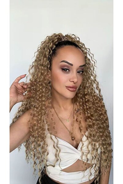 Suzan Peruk Afro Postiş El yapımı Ekstra Kabarık tak ve çık Mandallı tokalı M...