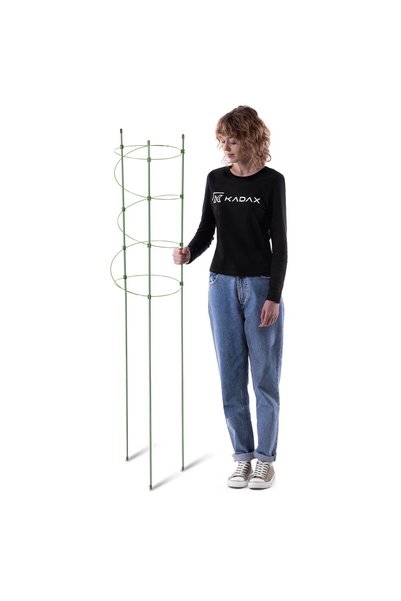 KADAX Suport spiralat pentru plante, 150 cm, verde, 6 bucăți.