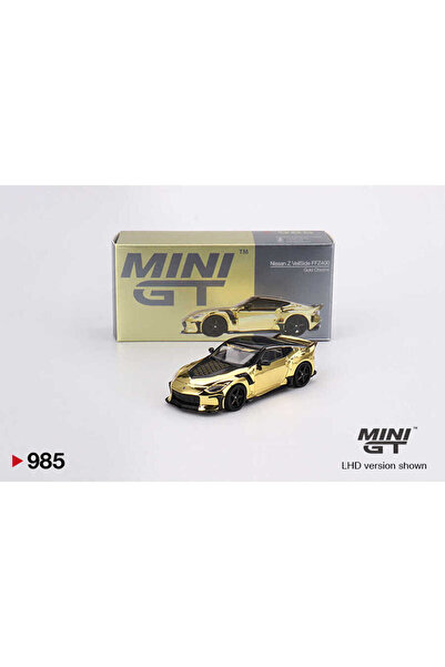 mini gt Nissan Z Veilside Ffz400 Gold Chrome (Model Number # 985)