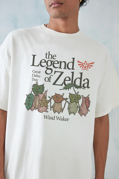 Tee&more. Unisex Oversize Legend of Zelda Printed Premium T-Shirt