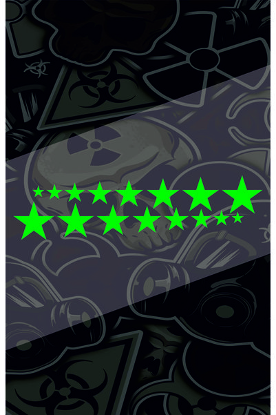 sticker Sequential Star 30X8Cm Jdm Car-Motor-Laptop Hologram Optional Sticker...