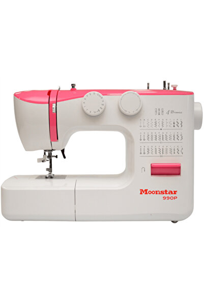 Moonstar Ev Tipi Düz Dikiş Makinesi 36 Desenli Pembe Model 990P