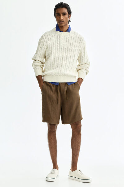 H&M Pamuklu Şort Loose Fit