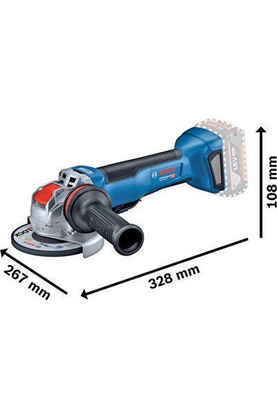 Bosch Angle grinder GWX 18V-10 P, 9000 RPM, 1000 W, 1.9 kg