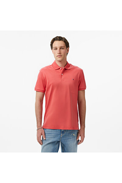 Tommy Hilfiger Core Essentials Erkek Kırmızı Polo Yaka T-Shirt