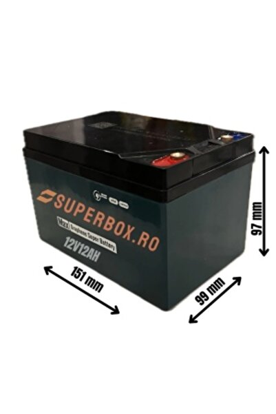 Chilwee Set de 4 baterii pentru vehicule electrice, 48 V-12 AH (15 AH)