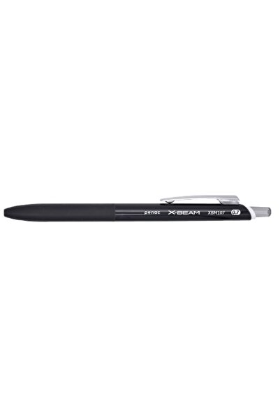PENAC Pix X-Beam XBM-107, rubber grip, 0.7mm, clema metalica, corp negru - sc...