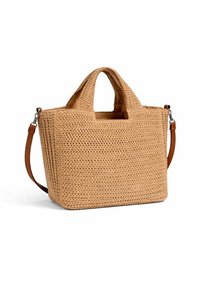 PaminBags Aksesuar Viseća midi slamnata torba PMN0013