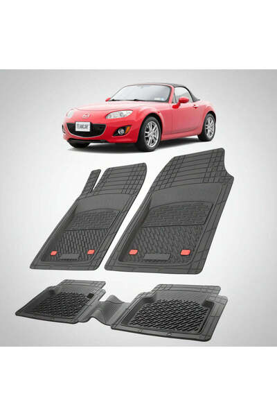 TEAMCAR Πατάκια δαπέδου για Mazda MX-5 NC Facelift Μαλακή Ορθοστάτηση 2009-20...