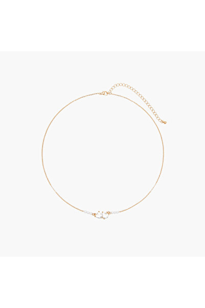 Lifestyle Metallic Necklace with Pendant