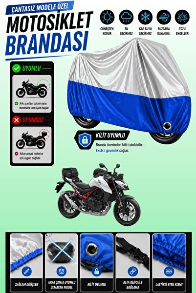 Cemku Twin Top Gray - Bottom Blue Honda Cb 750 Hornet Compatible Engine Cover...