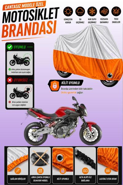 Cemku Twin غطاء محرك متوافق مع Aprilia Shiver 900 باللون الرمادي من الأعلى وا...