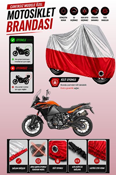 Cemku Twin غطاء محرك متوافق مع KTM 1090 Adventure باللون الرمادي من الأعلى وا...