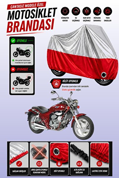 Cemku Twin غطاء محرك متوافق مع Kymco Venox 250 باللون الرمادي من الأعلى والأح...