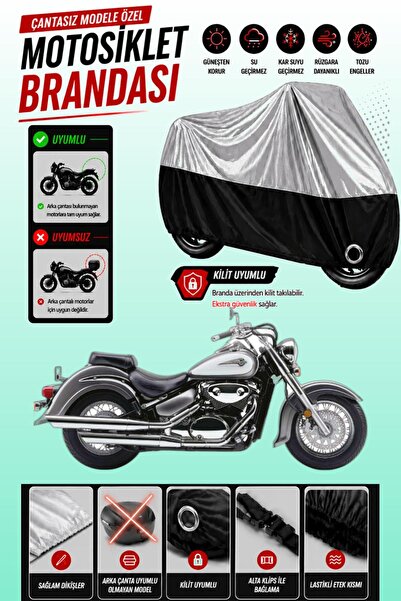 Cemku Twin Top Gray - Bottom Black Suzuki Vl 800 Intruder Compatible Engine C...