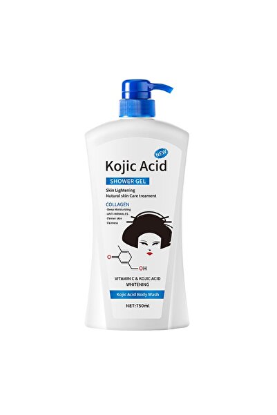 Kojic Acid Shower Gel - Collagen & Vitamin C Formula Lightens The Skin - 750ml