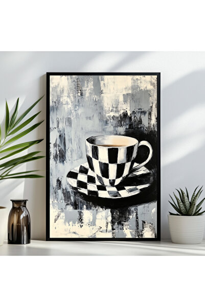 LudenHome Mutfak Tasarımlı Çerçeve Görünümlü Mdf Tablo 20 x 30 CM