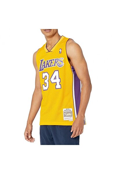 Mitchell & Ness Maiou NBA Swingman LA Lakers Shaquille O`Neal, poliester, S