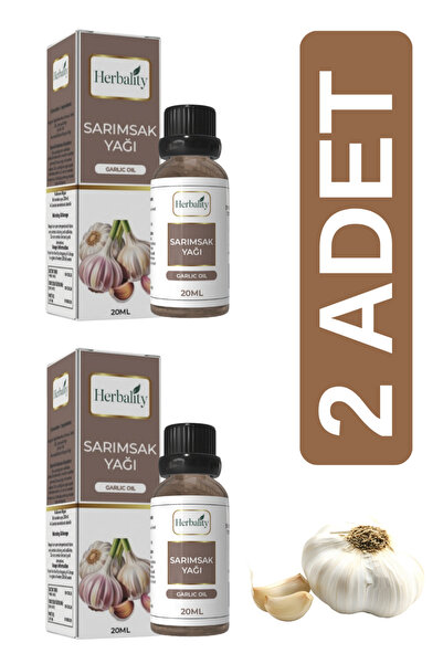 herbalıty Garlic Oil 20 ml 2*Pcs