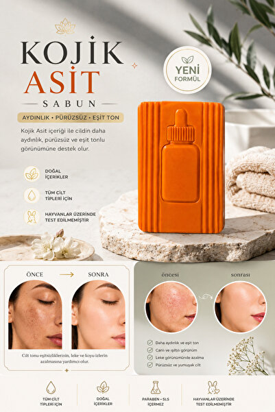 EPİZEN Vibrant • Bright • Smooth Kojic Acid Soap: Skin-Friendly Care