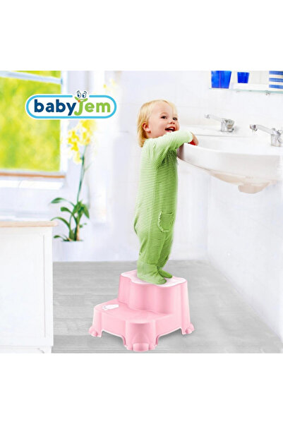 Babyjem Inaltator cu doua trepte Step Stool (Culoare: Verde)
