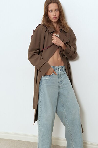 H&M Barrel Regular Waist Ankle Jeans