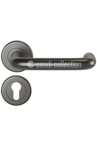 Condi Collection مقبض باب من الفولاذ المقاوم للصدأ 901 PVD Fume Yale