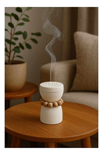 Generic Modern White Color Gypsum Incense Burner for Daily Use and Gift Givin...