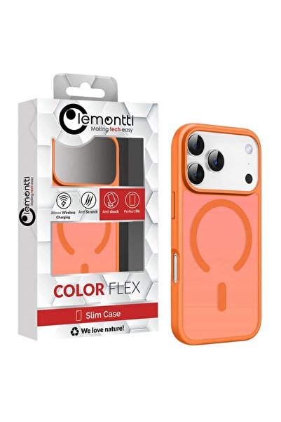 lemontti Husa EliteGuard Magsafe iPhone 17 Pro Portocaliu