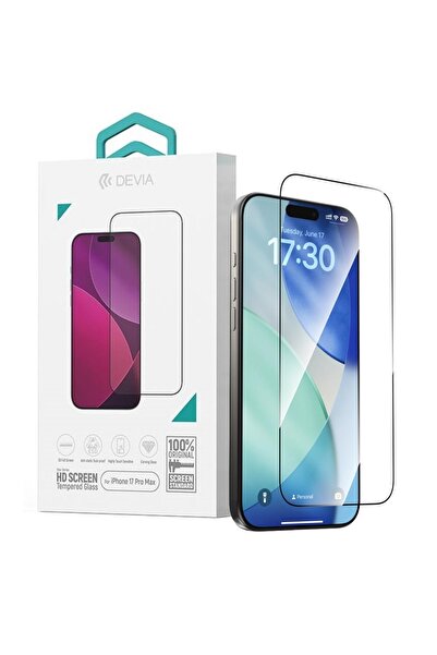 Devia Folie Sticla Σειρά Star Πλήρους Οθόνης HD για iPhone 17 Pro Max Μαύρο